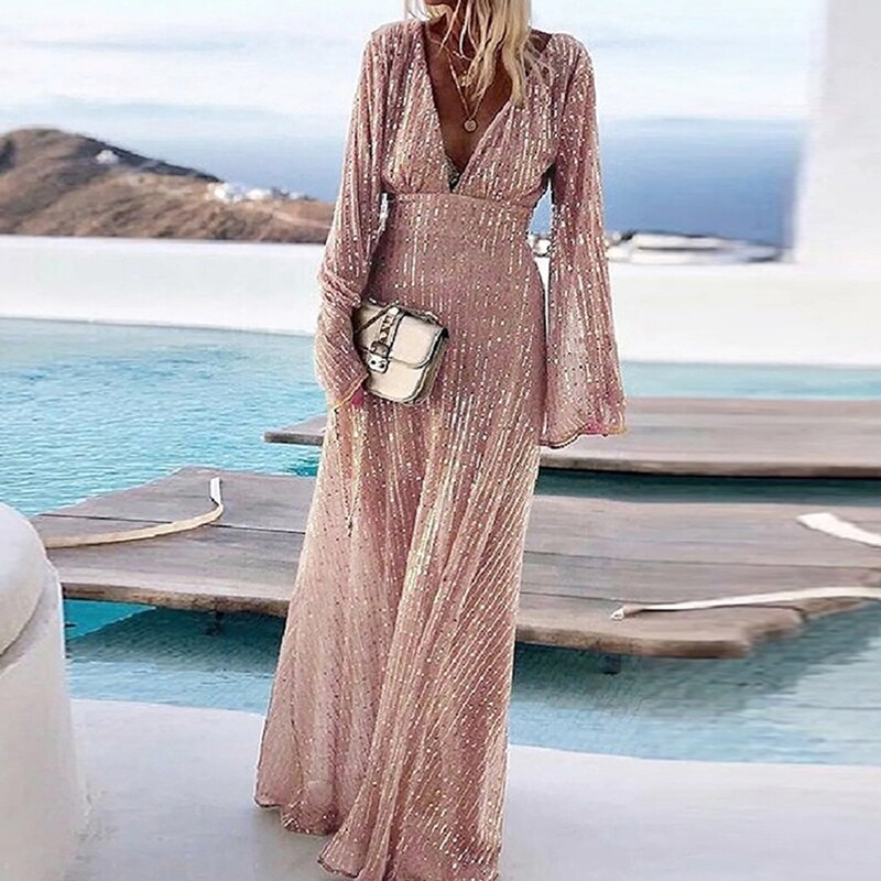 Hoobd Sexy Dress Women Elegant Solid Strapless Maxi Party Dress Summer Casual Sleeveless Female Streetwear Long Dress Vestidos